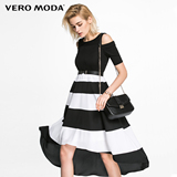 VeroModa2016新品简约五分袖夏季连衣裙|31626Z020