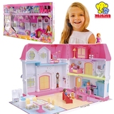 正品高乐大房子玩具屋精致家庭组合仿真大别墅模型女孩过家家玩具