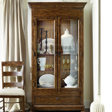 美式新古典全实木书柜陈列柜餐边柜装饰柜储物柜橡木高端家具定制