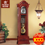 霸王客厅红木落地钟欧式复古德国赫姆勒机械机芯立钟创意实木座钟