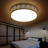 现代简约圆形温馨卧室灯LED吸顶灯创意客厅灯调光调色灯儿童灯具