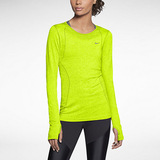 正品Nike/耐克新款女款运动休闲圆领透气长袖T恤针织衫588533-702