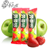 韩国进口冷饮料 草莓青苹果混合口味雪糕 冰棒可邮寄乐天棒冰批发