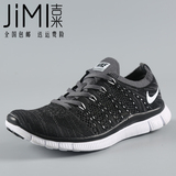 耐克夏季赤足男鞋跑步鞋NIKE FREE 网面透气女鞋休闲运动鞋599459