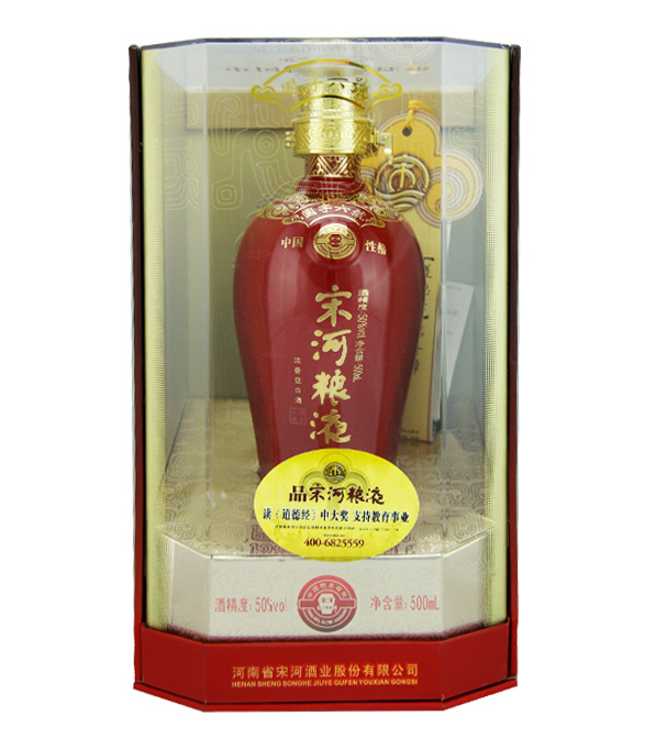 正品 白酒 特价 豫酒专供 宋河粮液50度 国字六号 500ml 浓香婚庆