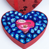 包邮 德芙巧克力礼盒装 心心相印送女友妇女节情人礼物 代写卡片