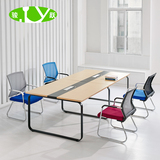 骏跃办公家具办公桌会议桌简约现代长条桌椅组合板式洽谈培训桌