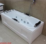 特价浴缸工厂直销1.4米-1.7米长方形亚克力浴缸冲浪按摩浴缸双裙