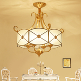 芙普瑞  欧式铜吊灯创意个性艺术吊链灯 吊灯餐厅吧台三头饭厅灯