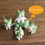 可爱日式动漫小猫咪树脂摆件 家居桌面装饰品批发 送儿童卡通礼物