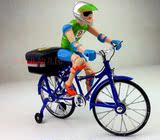 儿童模型玩具 电动音乐发光仿真自行车 宝宝玩具自行车模型摆件
