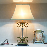 出口欧美台灯欧式水晶卧室床头灯客厅样板间高档奢华温馨装饰灯具