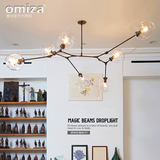 omiza 后现代创意Lindsey吊灯 客厅餐厅服装店别墅玻璃球艺术灯具
