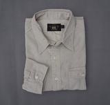 POLO 复古系列 RRL 复刻 洗水 圆点 双口袋 工装 休闲 长袖衬衫