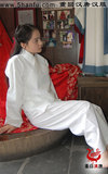 古装汉服中衣男女 古代襦裙内衣套装 白色民族服装睡衣