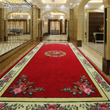 高档酒店走廊过道楼梯满铺长地毯纯手工新西兰羊毛地毯欧式地毯
