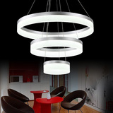 创意圆形led吊灯环形客厅大厅现代简约餐厅个性大气卧室书房灯具