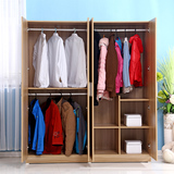 特价现代简约定制整体衣柜卧室收纳柜实木生态板式组合储物柜衣橱