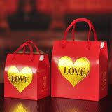 吉海 结婚庆用品喜糖盒包装礼品手提绳盒子小号喜糖盒2016中礼盒