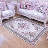 韩式小清新地毯客厅薄好洗沙发茶几田园风毯子欧式地毯卧室床边毯