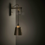 个性美式马钉系列壁灯单头铝制铃铛客厅墙壁灯欧美时尚卧室床头灯