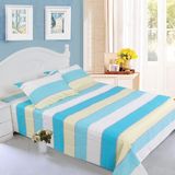 夏季纯棉老粗布床单单件双人加厚单人透气布料2.0m1.8 1.5米床