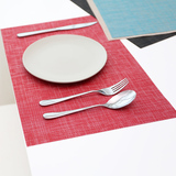 简约PVC餐垫/长方形隔热垫/欧式西餐垫/可水洗餐桌垫 高雅纯色款