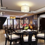 新中式高的实木餐桌椅组合 现代酒店宾馆别墅餐厅实木餐桌椅组合