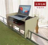 创意韩式学生宿舍上铺神器电脑桌 寝室挂式书桌床上用置物架包邮