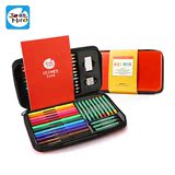 美乐绘画礼盒 水彩笔蜡笔彩笔24色文具套装 儿童绘画 开学文具