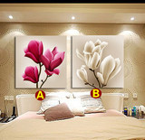 温馨浪漫客厅装饰画卧室床头挂画两单幅无框画现代挂画酒店壁画