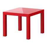 宜家正品代购拉克  小方桌边桌高光 红色白色