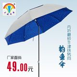 便携太阳伞 1.8米二折钓鱼伞遮阳伞 防晒折叠超轻防雨垂钓伞渔具