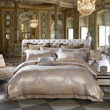 LOVO家纺罗莱 生活出品床上用品奢华提花床单被套四件套件 艾维拉