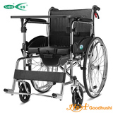 可孚逸稳轮椅轻便折叠带坐便餐桌老年人轮椅老人残疾人轮椅手推车