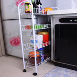 夹缝架卫生间浴室置物架冰箱缝隙可移动厨房收纳架间缝整理架落地