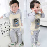 2016新款儿童套装童装春装宝宝男童套装婴儿衣服韩版0-1-2-3-4岁