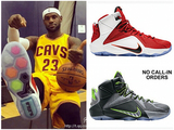 全球购正品Nike詹姆斯12 LeBron XII  男子篮球鞋全明星高帮战靴