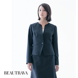 日本正品代购2016年新款大码女装优雅温暖羊毛混纺纯色小西装外套