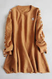 品牌 小甜美 裙摆式百搭 含毛 针织毛衣