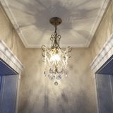 美式乡村水晶吊灯餐厅卧室客厅欧式走廊过道楼梯北欧创意个性灯具