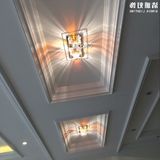 新款创意长方形走廊灯过道灯水晶玄关灯现代简约led门厅灯具601