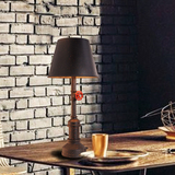 loft工业风创意个性水管台灯 书房卧室咖啡厅爱迪生床头复古台灯