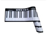 钢琴儿童黑白标准钢琴88键指法练习键盘礼品贴纸桌面电子琴教室