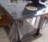 超薄可下垂PVC软玻璃/磨砂/水晶板塑料透明桌布/台布餐桌布0.23mm