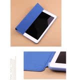 苹果iPad air1保护套超薄iPad5air1日韩真皮硅胶全包边壳支架促销