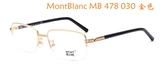 美国正品代购万宝龙MontBlanc MB 478男金色银色金属全框近视眼镜