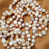 天然淡水珍珠项链 毛衣链长款多层160cm 巴洛克异形珍珠