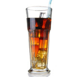 加厚耐热玻璃果汁杯 创意啤酒杯可乐杯子 西餐厅饮料杯高档奶茶杯