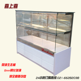 免漆生态板面包柜 面包展示柜 蛋糕模型柜台 面包玻璃展柜  边柜